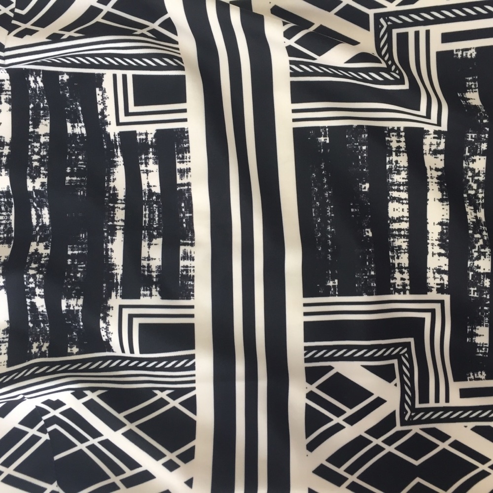 Jealous Tomato // Geometric Print Black Dress - Picture 3 of 8